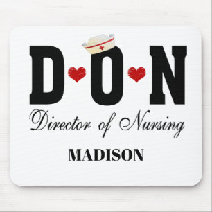 DON Director of Nursing Mousepad