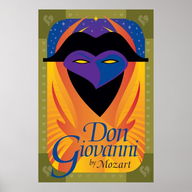 Don Giovanni, Opera Poster (Vorne)