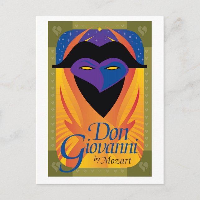 Don Giovanni, Opera Postkarte (Vorderseite)
