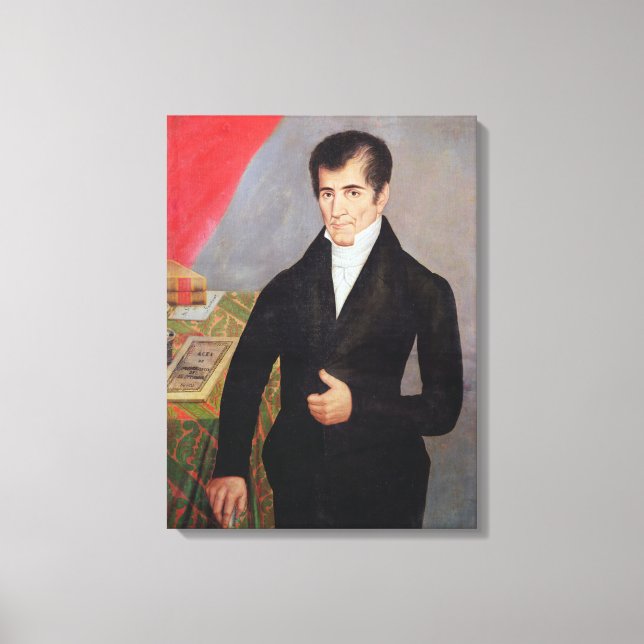 Don Jose Cecilio del Valle Leinwanddruck (Vorderseite)