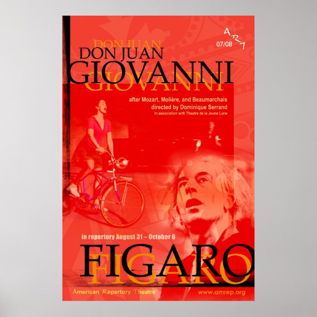 DON JUAN GIOVANNI & FIGARO POSTER (Vorne)