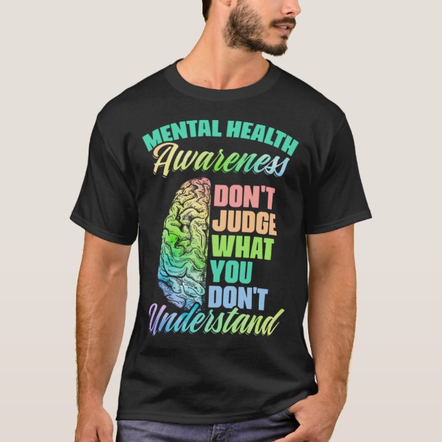 Don Judge Mental Illness Support Mental Health Awa T-Shirt (Vorderseite)