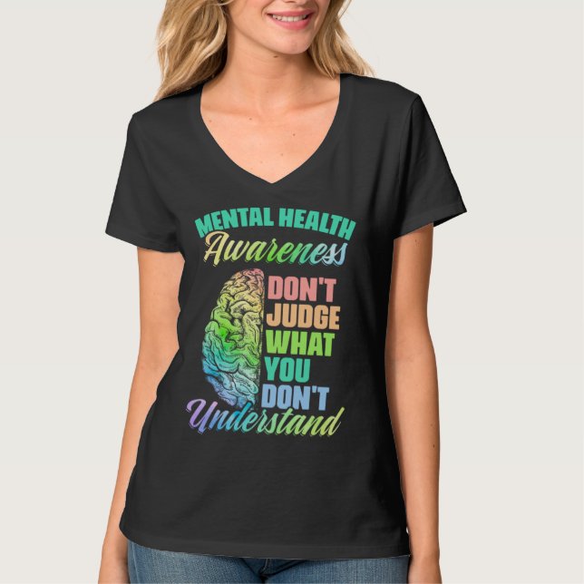 Don Judge Mental Illness Support Mental Health Awa T-Shirt (Vorderseite)