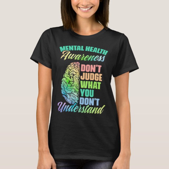 Don Judge Mental Illness Support Mental Health Awa T-Shirt (Vorderseite)