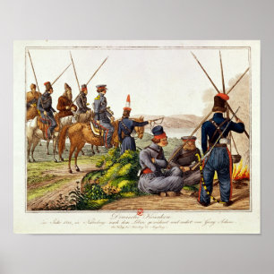 Don-Kosaken im Jahre 1814 Poster