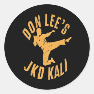 Don Lee Jeet Kune Do JKD Mixed Martial Arts Runder Aufkleber