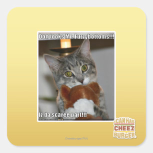 Don look quadratischer aufkleber