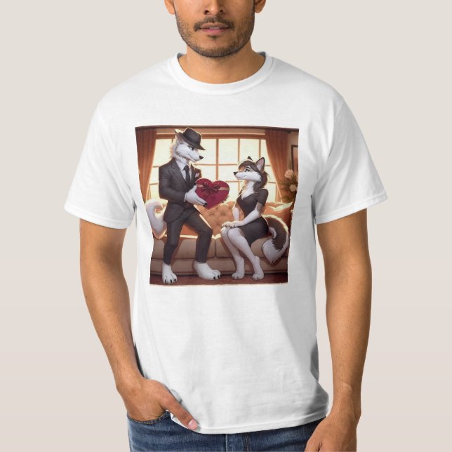 Don Lupo Canino "Valentines" T-Shirt (Vorderseite)