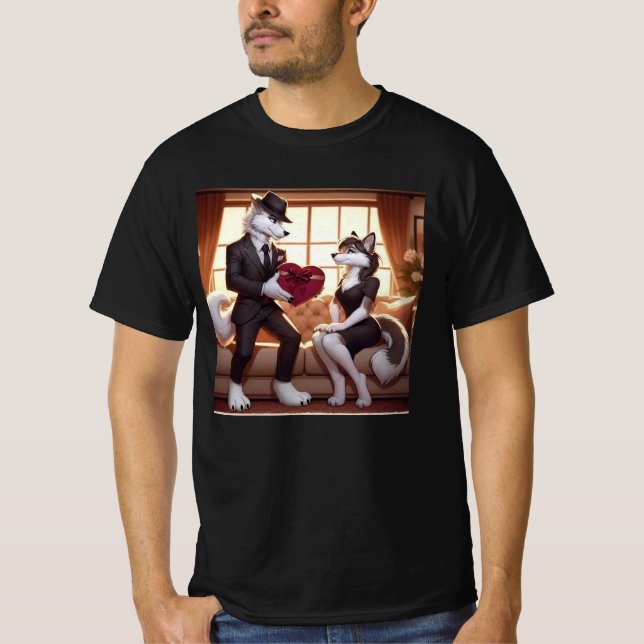 Don Lupo Canino "Valentines" T-Shirt (Vorderseite)
