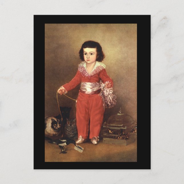 Don Manuel Osorio de Zuniga_Portraits Postkarte (Vorderseite)