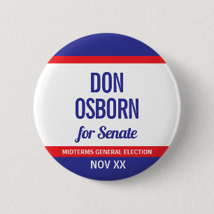 Don Osborn Für Senat Button
