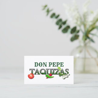 Don Pepe Taquizas Visitenkarte