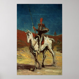 Don Quichote, c.1865-1870 Poster