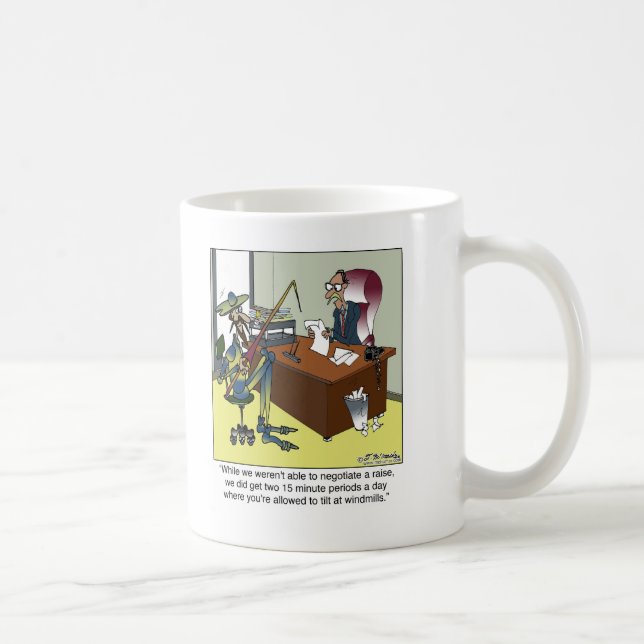 Don Quichote heute Kaffeetasse (Rechts)