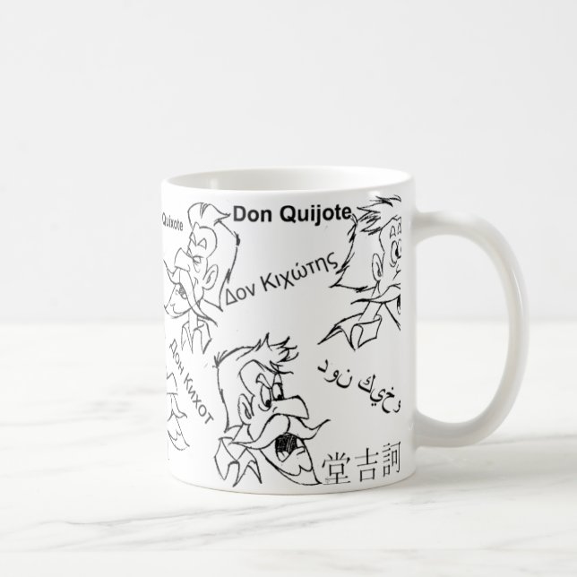 DON QUICHOTE - Tasse taza (Rechts)