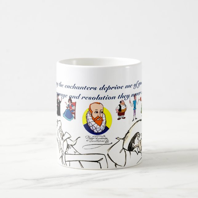 DON QUICHOTE u. FREUNDE (400 Jahre) Tasse (Mittel)