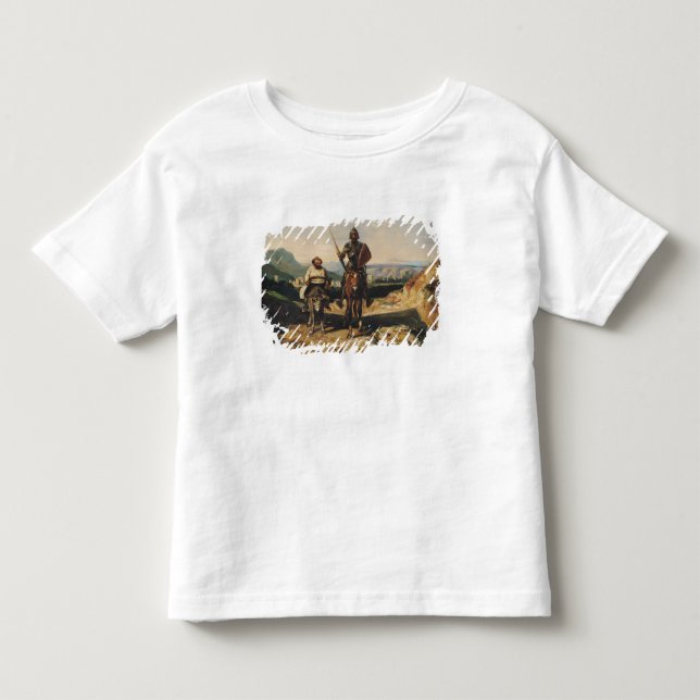 Don Quichote und Sancho Kleinkind T-shirt (Vorderseite)