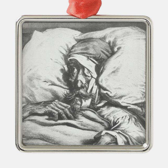 Don Quichote verwundet Ornament Aus Metall (Vorne)