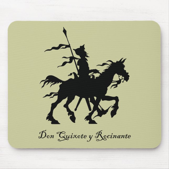 Don Quichote y Rocinante Mousepad (Vorne)