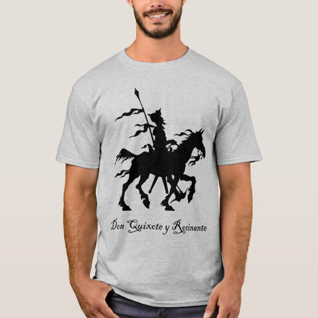 Don Quichote y Rocinante T - Shirt (Vorderseite)