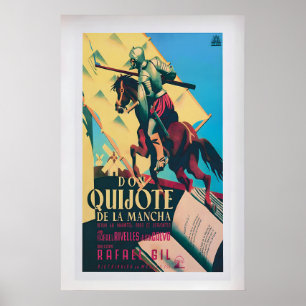 Don Quijote de la Mancha Filmplakat Vintage Poster