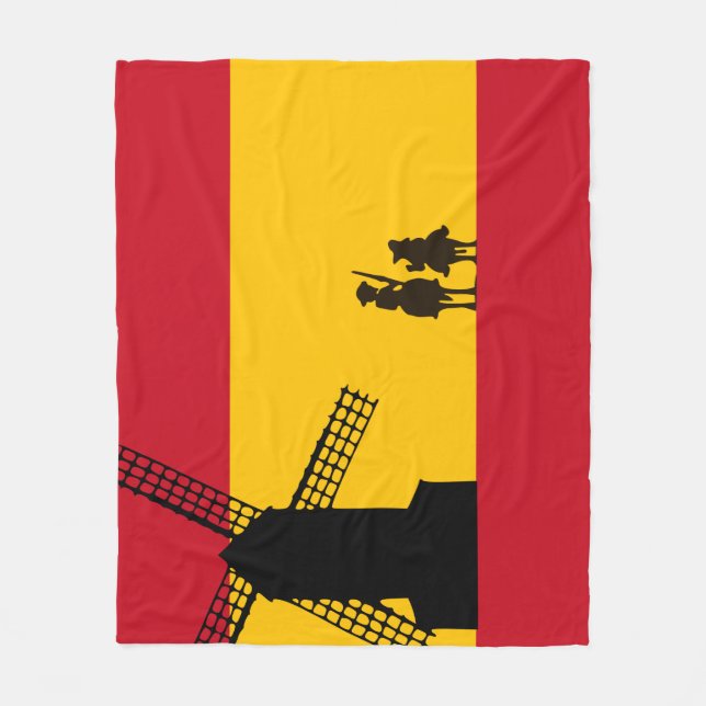 Don Quijote / Don Quixote Fleecedecke (Vorderseite)