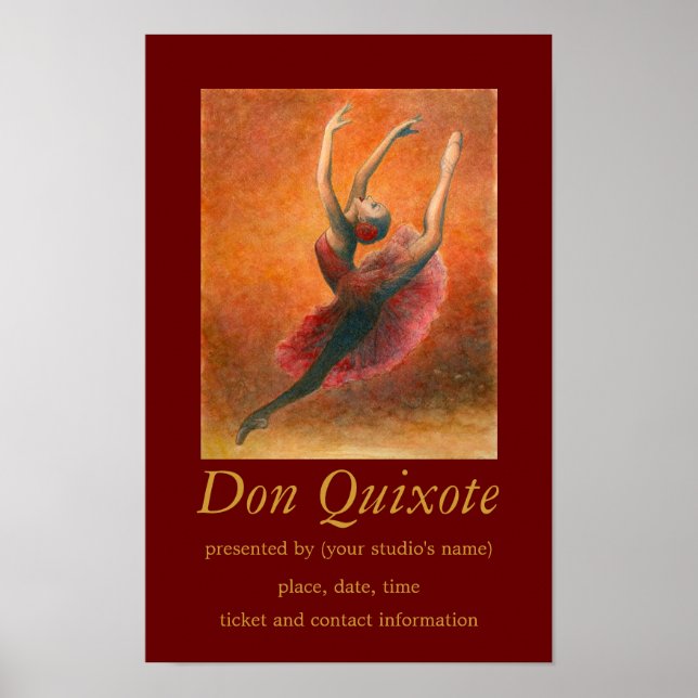 Don Quixote Ballet Art Poster (Vorne)