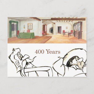 DON QUIXOTE - Hintergrund der Animation von Cartoo Postkarte