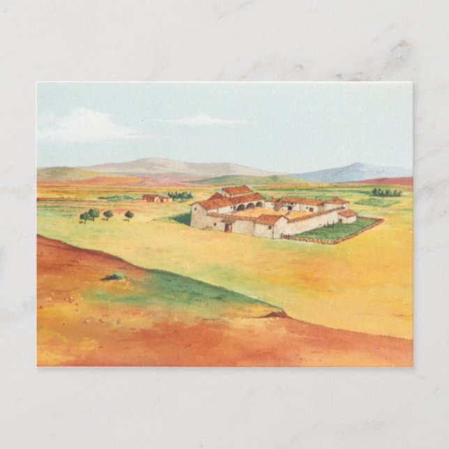 DON QUIXOTE - Hintergrund der Animation von Cartoo Postkarte (Vorderseite)