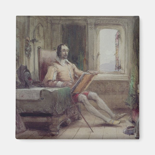 Don Quixote in seiner Studie Magnet (Vorne)