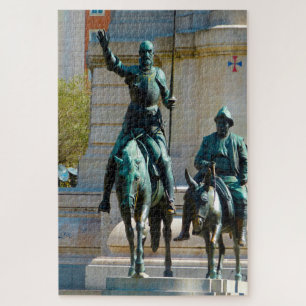 Don Quixote Madrid. Jigsaw Puzzle