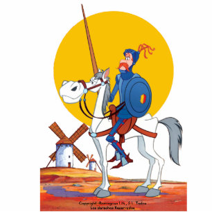 DON QUIXOTE & ROCINANTE FOTOSKULPTUR MAGNET