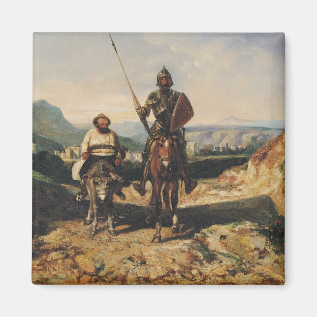 Don Quixote und Sancho Magnet (Vorne)