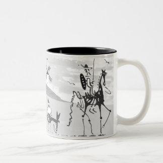 Don Quixote, zwei Tasse