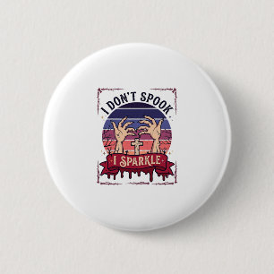 Don Spook Sparkle Zombie Hände Halloween Blut_1 Button