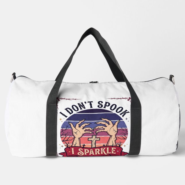 Don Spook Sparkle Zombie Hände Halloween Blut_1 Duffle Bag (Vorderseite)