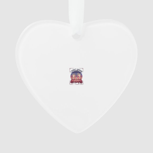 Don Spook Sparkle Zombie Hände Halloween Blut_1 Ornament (Vorderseite)