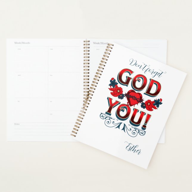 Don’t Forget God Loves You Planer (Anzeige)