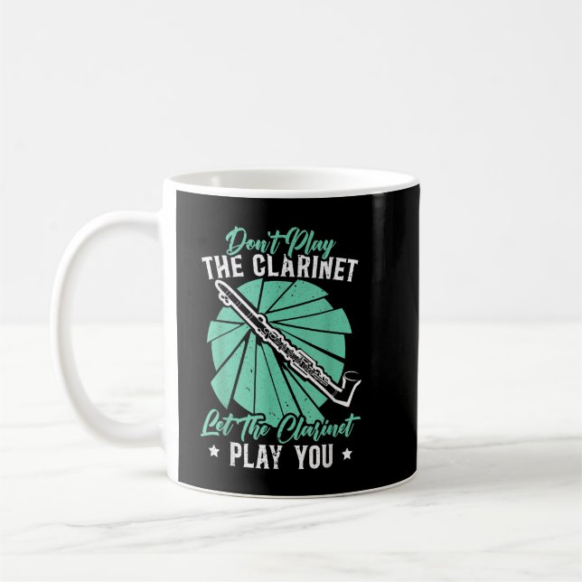 Don_t Lasse die Klarinette Kaffeetasse (Links)