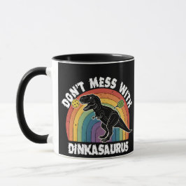 Don’t Mess With Dinkasaurus Pickleball Tasse