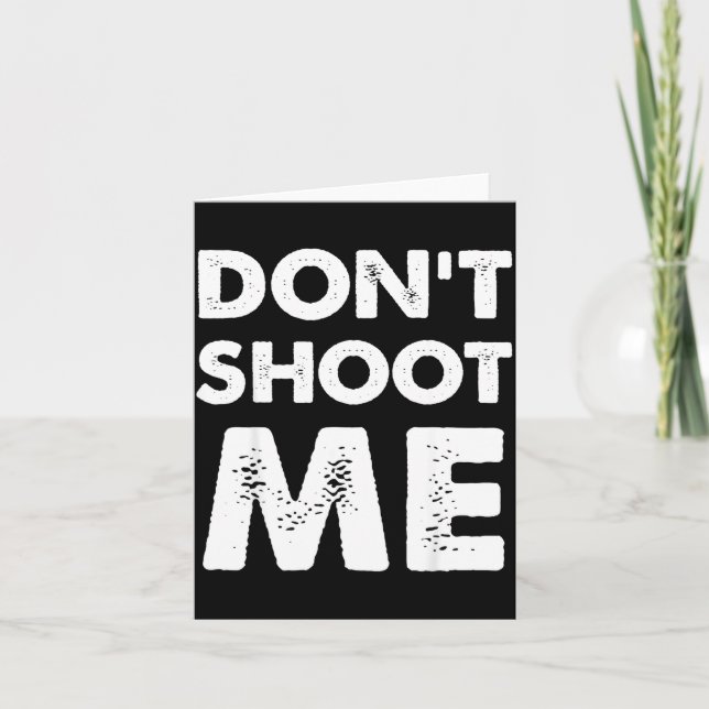 Don’t Shoot Me  Karte (Vorderseite)