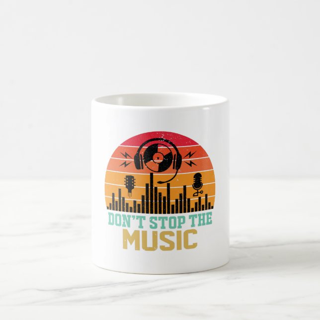 Don’t Stop The Music Coffee Mug Kaffeetasse (Mittel)