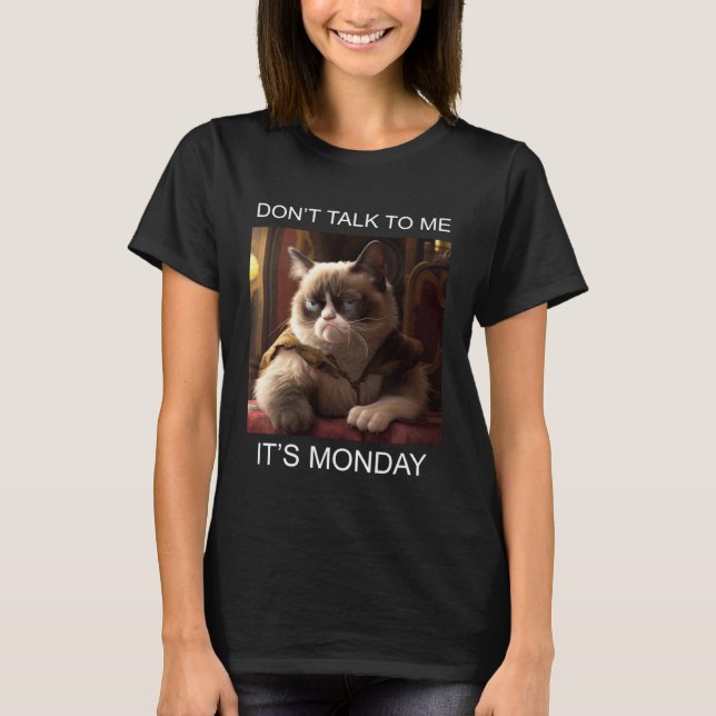 Don t Talk To Me It s Monday T-Shirt (Vorderseite)