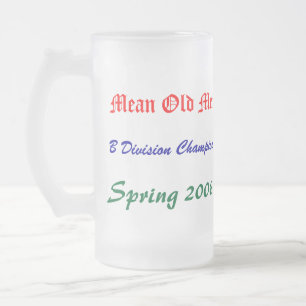 Don-Tasse - besonders angefertigt Mattglas Bierglas