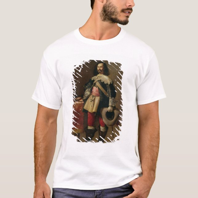 Don Tiburcio de Redin y Cruzat (Öl auf Leinwand) T-Shirt (Vorderseite)