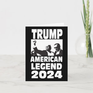 Don Trump 2024 - Bulletproof Never ergeben Legend Karte