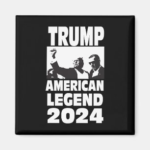 Don Trump 2024 - Bulletproof Never ergeben Legend Magnet