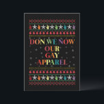 Don We now Our Gay Apparel Gay Weihnachten Einladung<br><div class="desc">Don We now Our Gay Apparel Gay Weihnachten</div>