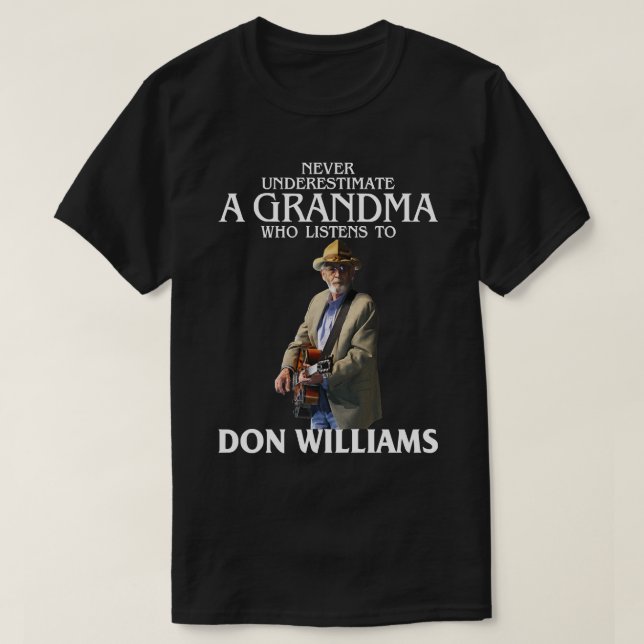 Don Williams Country Artist würdigt Hit B T-Shirt (Design vorne)