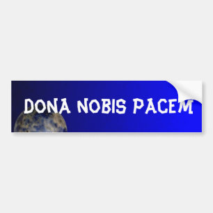 Dona nobis pacem Autoaufkleber